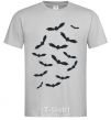 Men's T-Shirt bats grey фото