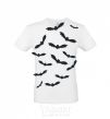 Men's T-Shirt bats White фото