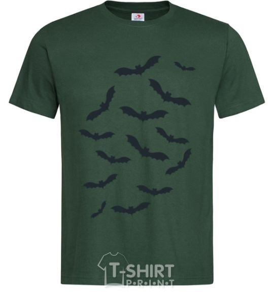 Men's T-Shirt bats bottle-green фото