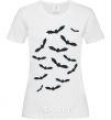 Women's T-shirt bats White фото