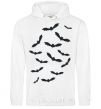 Men`s hoodie bats White фото