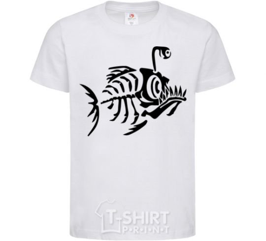 Kids T-shirt fish White фото