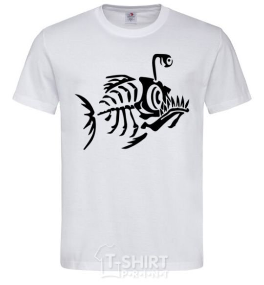 Men's T-Shirt fish White фото