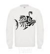 Sweatshirt fish White фото