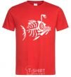 Men's T-Shirt fish red фото