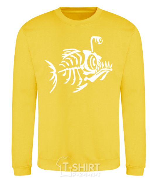 Sweatshirt fish yellow фото