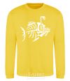 Sweatshirt fish yellow фото