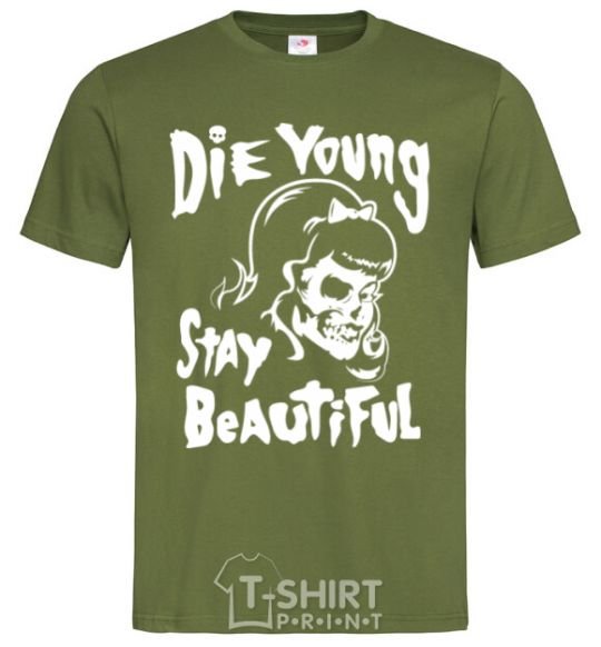 Men's T-Shirt die yong stay beautiful millennial-khaki фото