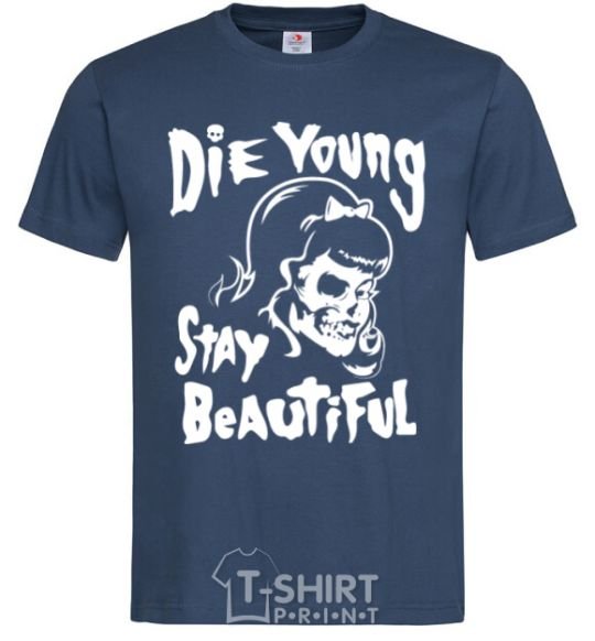 Men's T-Shirt die yong stay beautiful navy-blue фото