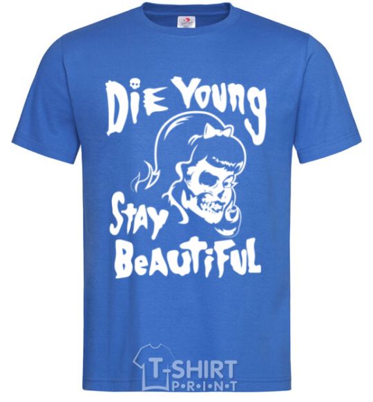 Men's T-Shirt die yong stay beautiful royal-blue фото