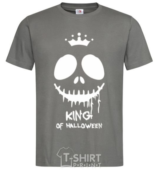 Мужская футболка King of halloween Графит фото