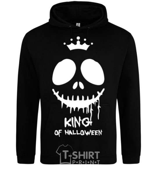 Men`s hoodie King of halloween black фото