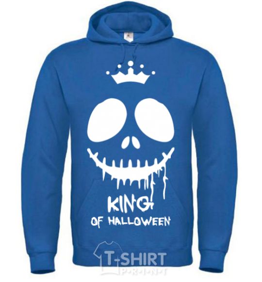Men`s hoodie King of halloween royal фото