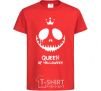 Детская футболка Queen of halloween Красный фото