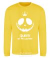 Sweatshirt Queen of halloween yellow фото