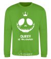 Sweatshirt Queen of halloween orchid-green фото