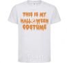 Kids T-shirt This is my halloween queen White фото