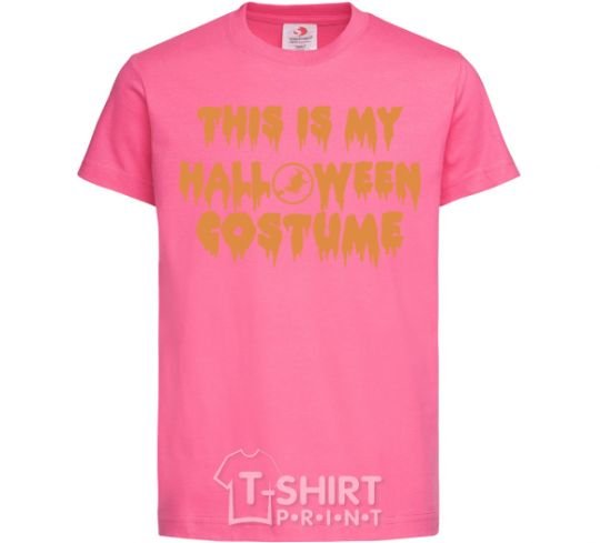 Kids T-shirt This is my halloween queen heliconia фото