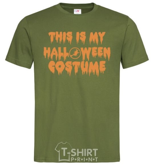 Men's T-Shirt This is my halloween queen millennial-khaki фото