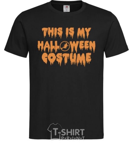 Men's T-Shirt This is my halloween queen black фото