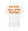 Men's T-Shirt This is my halloween queen White фото