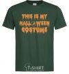 Men's T-Shirt This is my halloween queen bottle-green фото