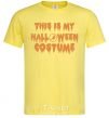 Men's T-Shirt This is my halloween queen cornsilk фото