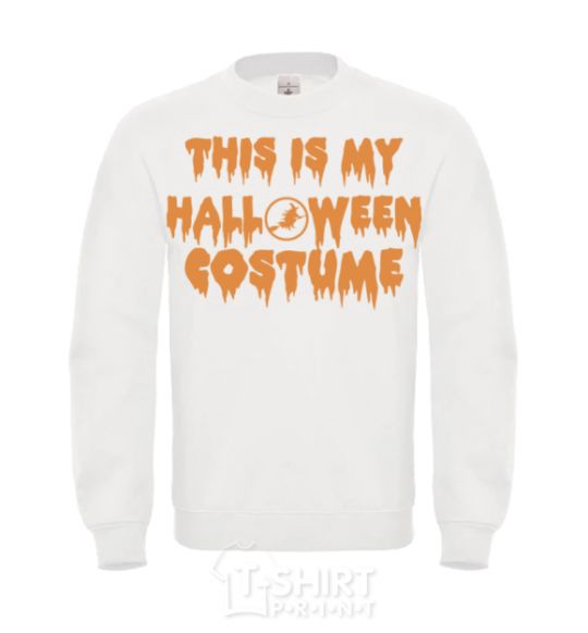 Sweatshirt This is my halloween queen White фото