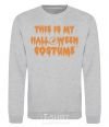 Sweatshirt This is my halloween queen sport-grey фото