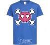 Kids T-shirt Skull royal-blue фото