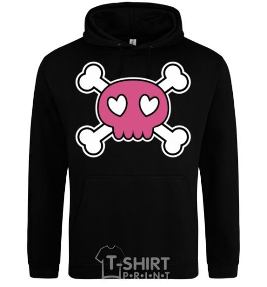 Men`s hoodie Skull black фото