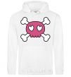 Men`s hoodie Skull White фото