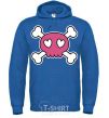 Men`s hoodie Skull royal фото