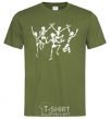 Men's T-Shirt dance skeleton millennial-khaki фото