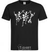 Men's T-Shirt dance skeleton black фото