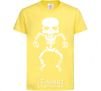 Kids T-shirt skeleton V.1 cornsilk фото