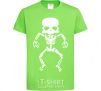 Kids T-shirt skeleton V.1 orchid-green фото