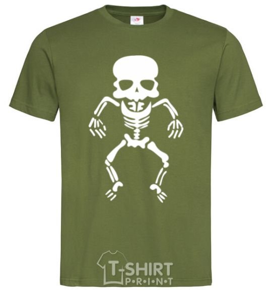 Men's T-Shirt skeleton V.1 millennial-khaki фото