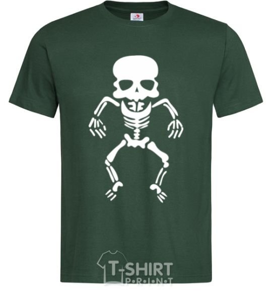 Men's T-Shirt skeleton V.1 bottle-green фото