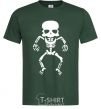 Men's T-Shirt skeleton V.1 bottle-green фото