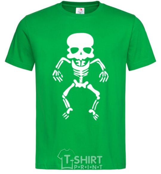 Men's T-Shirt skeleton V.1 kelly-green фото