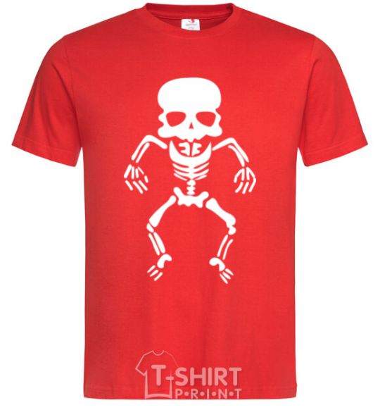 Men's T-Shirt skeleton V.1 red фото