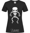 Women's T-shirt skeleton V.1 black фото