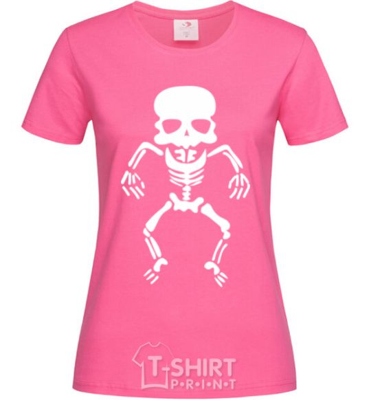 Women's T-shirt skeleton V.1 heliconia фото