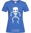 Women's T-shirt skeleton V.1 royal-blue фото