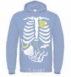 Men`s hoodie Harry sky-blue фото