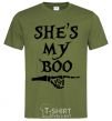 Men's T-Shirt shes my boo millennial-khaki фото