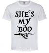 Men's T-Shirt shes my boo White фото