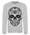 Sweatshirt mexican skull sport-grey фото