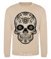 Sweatshirt mexican skull sand фото